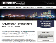Tablet Screenshot of bonolimo.com